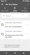 Typing Saver : Keylogger capture d'écran 1