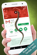 Witze Scary Snake Bildschirm - Snake Screen Screenshot 1