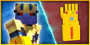 برنامه‌نما Mod for Minecraft Infinity Gauntlet عکس از صفحه