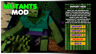 Mutants Mod for Minecraft PE 스크린샷 7