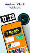 Android Clock Widgets Ekran Görüntüsü 1