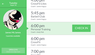 برنامه‌نما PushPress Check-in عکس از صفحه