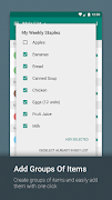Cinnamon Grocery Shopping List screenshot 2