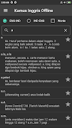 Kamus Inggris Offline capture d'écran 3