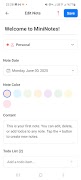 MiniNotes ภาพหน้าจอ 2