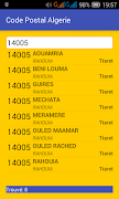 Code Postal Algerie imagem de tela 1