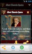 برنامه‌نما Albert Einstein Quotes Free عکس از صفحه