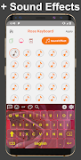 Rose Keyboard Theme スクリーンショット 2