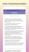 برنامه‌نما Class 7 Social Science Notes عکس از صفحه