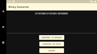 Binary Converter syot layar 3