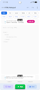 Notepad for HTML الملصق