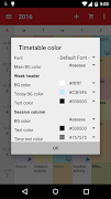 Timetable (Widget) screenshot 4
