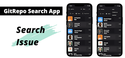 GitRepo Search App ภาพหน้าจอ 2