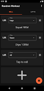 RandomWorkout ภาพหน้าจอ 3