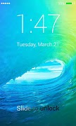 Waves Lock Screen plakat