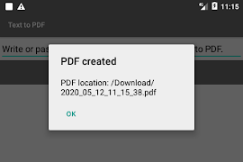 Text to PDF Conversion - Creat скриншот 3