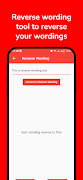 برنامه‌نما Text Reverse: Reverse Text App عکس از صفحه
