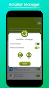 Rotation Manager : Rotation administer per app captura de pantalla 2