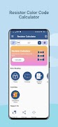 برنامه‌نما Resistor Color Code Calculator عکس از صفحه