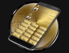 Dialer Theme Solid Gold drupe ภาพหน้าจอ 4