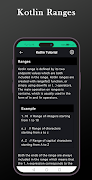 Learn Kotlin Programming Code اسکرین شاٹ 5