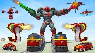 Snake Robot Game - Stone Robot تصوير الشاشة 3