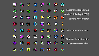 برنامه‌نما Random game sprite generator عکس از صفحه