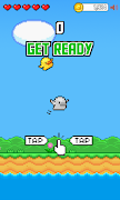 Flappy Sleepy Bird captura de pantalla 1