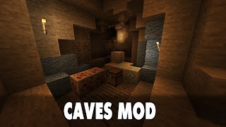 More Caves Mod for Minecraft ポスター