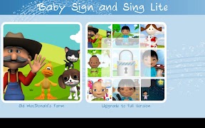 Baby Sign and Sing Lite screenshot 1