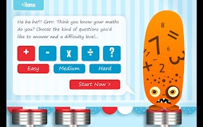 برنامه‌نما Squeebles Maths Bingo عکس از صفحه