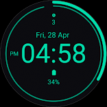 ”Simple Neon Watch Face