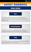 برنامهنما Lucky Numbers عکس از صفحه