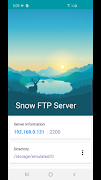 Snow FTP Server Cartaz