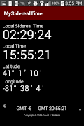 3 Schermata MySiderealTime