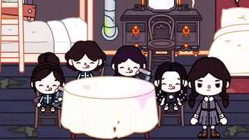 Toca BocaBoca Wednesday Addams screenshot 1