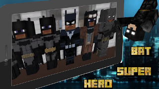 Bat Superhero Mod for MCPE poster