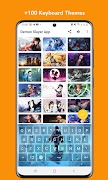 برنامه‌نما Demon Slayer Keyboard Themes عکس از صفحه