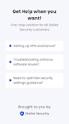 Stellar Security - Support スクリーンショット 1