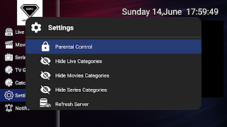 3 Schermata Supa Legacy IPTV
