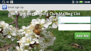 Email Sign Up Poster