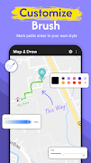 برنامه‌نما Map & Draw: Draw on Map عکس از صفحه