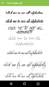 2 Schermata Font Styles #2