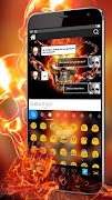 Theme Fire Skull screenshot 1