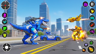 برنامه‌نما Police Robot Car Transporter عکس از صفحه