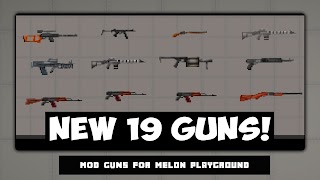 Gun Mod Melon Playground পোস্টার
