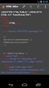 برنامه‌نما HTML Editor عکس از صفحه