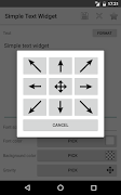 Simple Text Widget স্ক্রিনশট 7