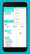 Age Calculator ภาพหน้าจอ 1