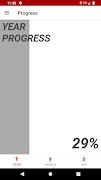 Year progress ภาพหน้าจอ 3